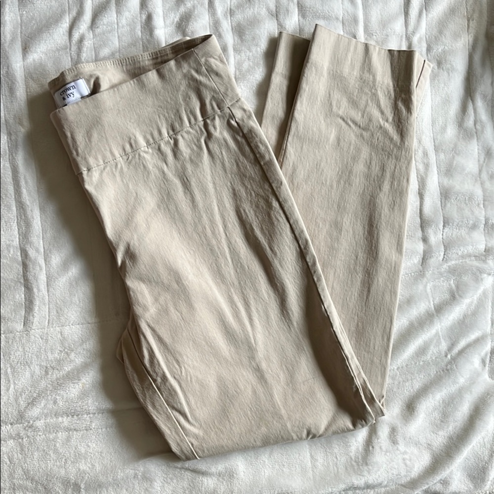 Crown & Ivy Slim Fit Pants - Size 6